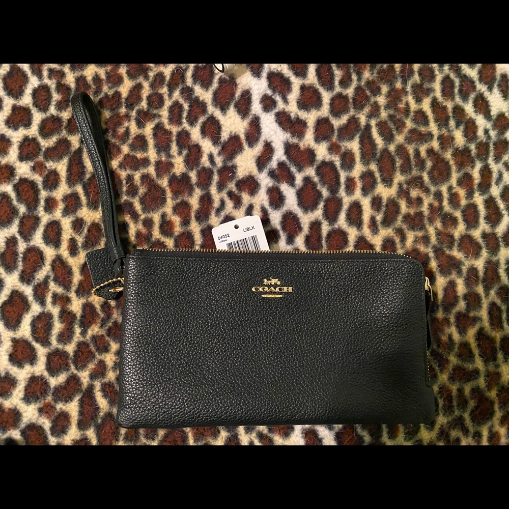 Brand New COACH Double Zip Wallet